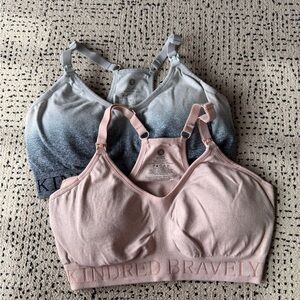 Kindred Bravely Simply Sublime maternity bras, set of two